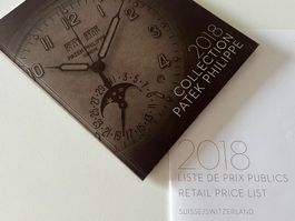PATEK PHILIPPE « 2012 Collection » catalogue,avec liste prix